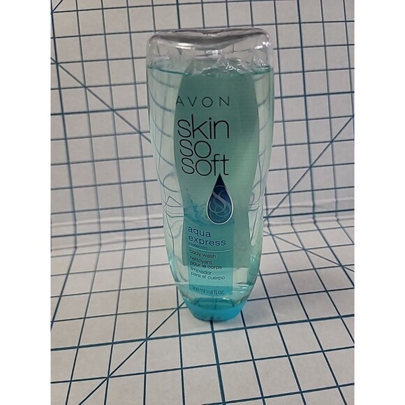 Avon Skin So Soft Body Wash Aqua Express Watermint 11.8 fl oz New NOS Sealed! - Picture 6 of 6